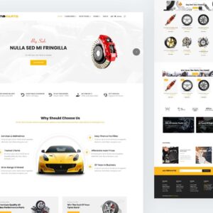 Plantilla Divi para Tienda Online de Autopartes – Solución Eficiente para Negocios Automotrices