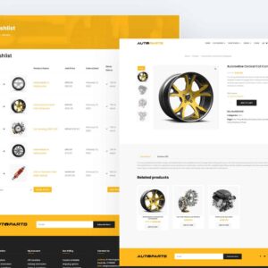 Plantilla Divi para Tienda Online de Autopartes – Solución Eficiente para Negocios Automotrices