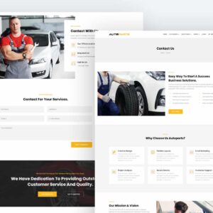 Plantilla Divi para Tienda Online de Autopartes – Solución Eficiente para Negocios Automotrices