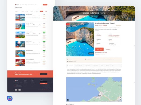 Plantillas Divi para Operadores Turísticos – Reserva Rápida Online