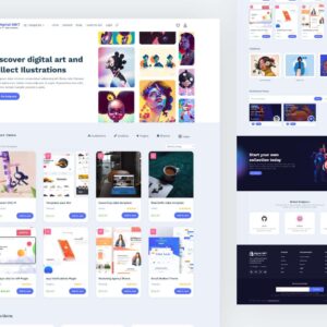 Plantilla Divi para Marketplace de Productos Descargables – Fácil y Rápido