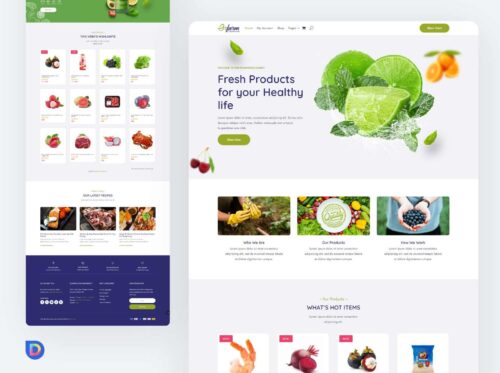 Plantilla Divi para Tienda Online de Productos Orgánicos – Diseño Premium