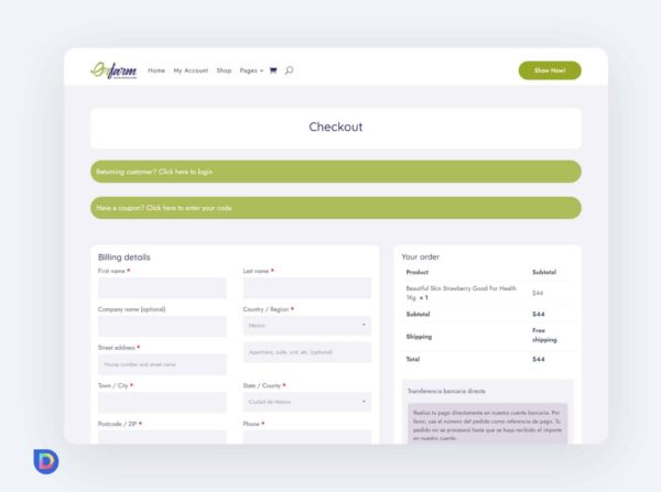 Plantilla Divi para Tienda Online de Productos Orgánicos – Diseño Premium
