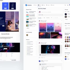 Intranet-Buddyboss-Divi-Template-01.jpg Plantilla Intranet para Empresas y Comunidades – Conecta Ya