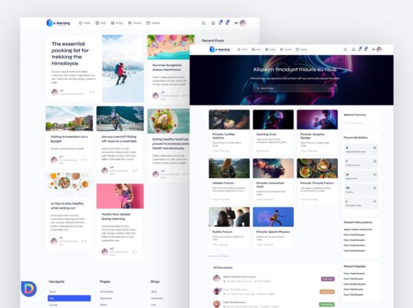 Intranet-Buddyboss-Divi-Template-04.jpg Plantilla Intranet para Empresas y Comunidades – Conecta Ya