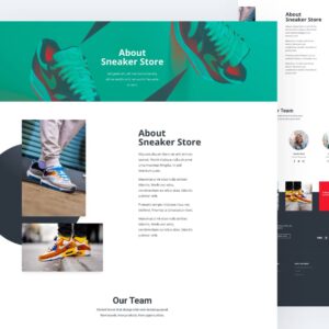 Plantilla Divi para Ecommerce de Zapatos – Diseño Arkh para Tiendas de Calzado