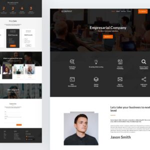 Plantilla Divi para Agencia de Marketing – Diseño Fox Creativo y Moderno