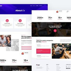 Plantilla Divi para Agencias de Marketing – Diseño Pixer Profesional
