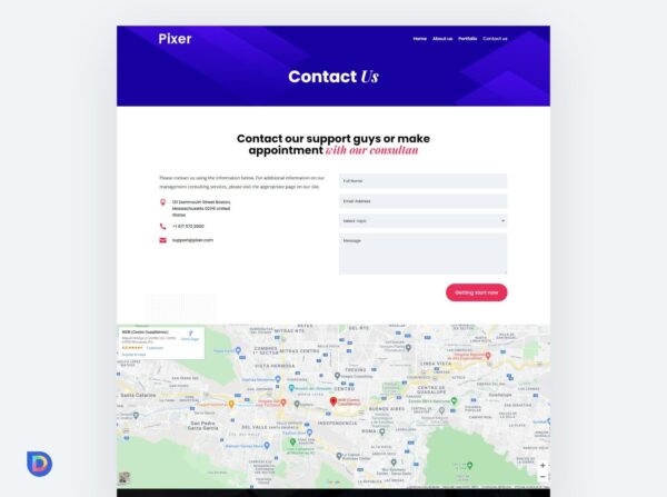 Plantilla Divi para Agencias de Marketing – Diseño Pixer Profesional