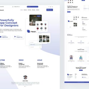 Plantilla Divi para Aplicaciones – Diseño Power App Profesional