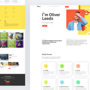 1. Portada-Producto-UXDT-oliver-01 Plantilla Divi para Diseñadores Web y Freelancers (Portafolio Estratégico)