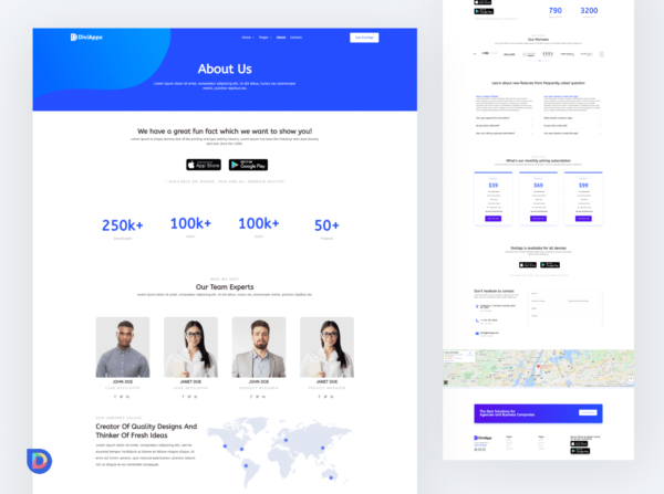3. Portada-Producto-UXDT-03 Plantilla Divi para Aplicaciones Móviles y SaaS (Diseño Divi de Alta Conversión)