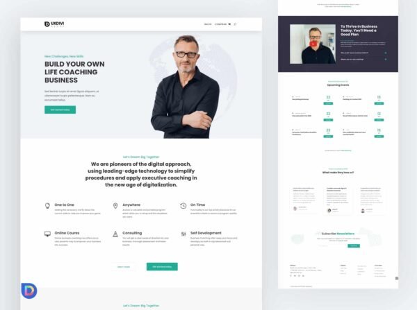 IMGI_3~1 Plantilla Divi 5 para Cursos y Servicios de Coach de Negocios – Landing Page